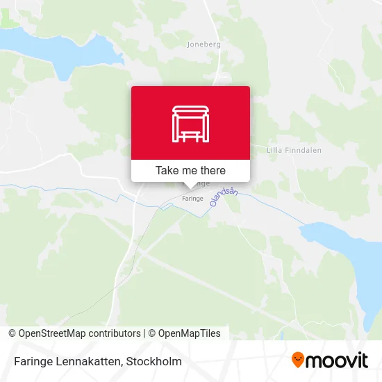 Faringe Lennakatten map