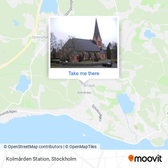 Kolmården Station map