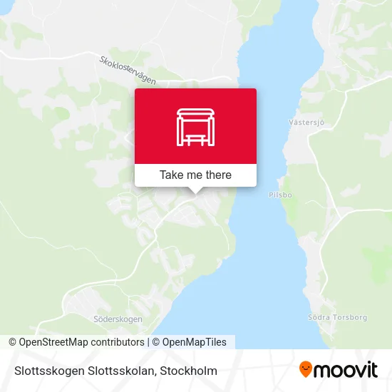Slottsskogen Slottsskolan map