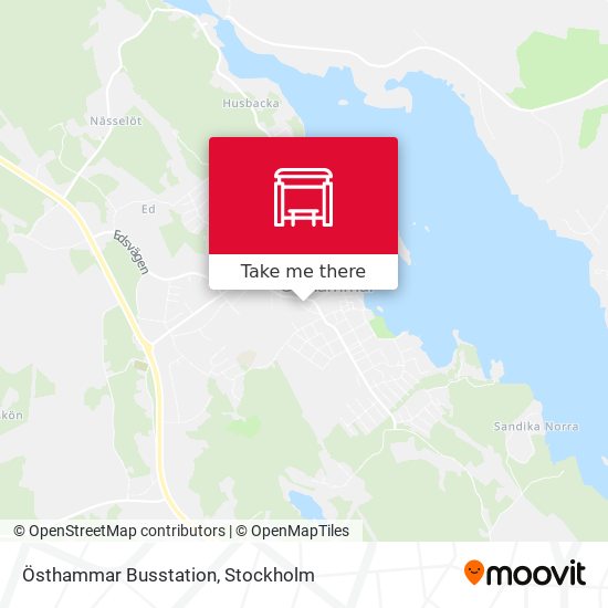 Östhammar Busstation map