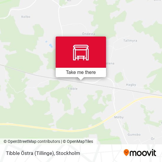 Tibble Östra (Tillinge) map