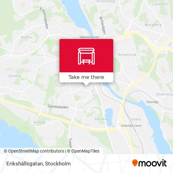 Erikshällsgatan map