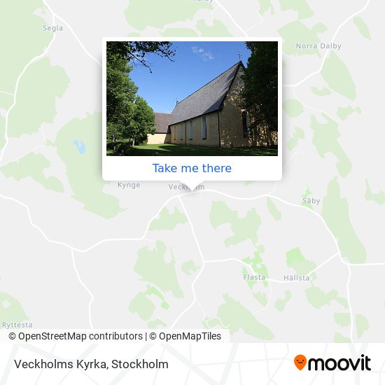 Veckholms Kyrka map