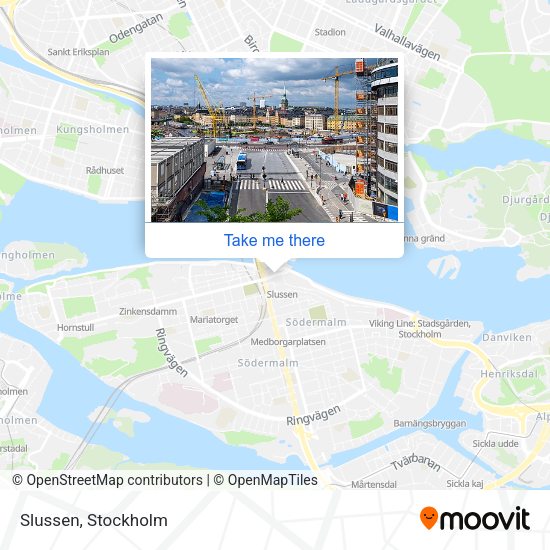 Slussen map