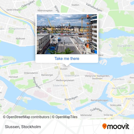 Slussen map