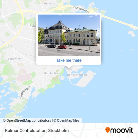 Kalmar Centralstation map