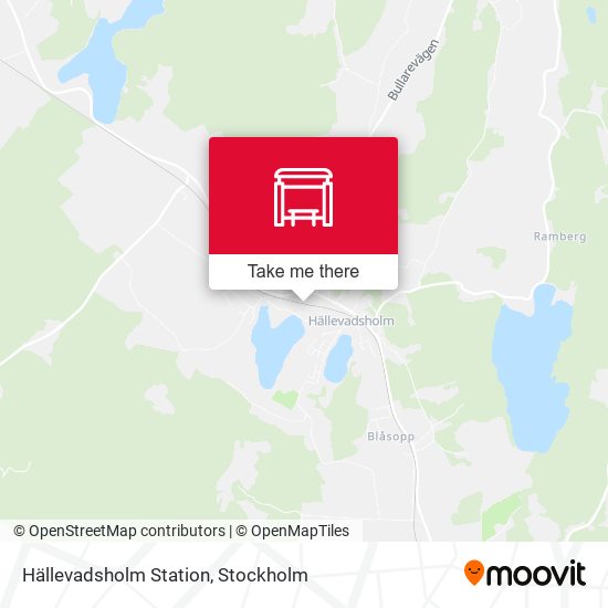 Hällevadsholm Station map