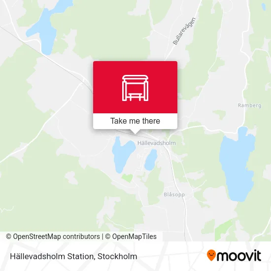 Hällevadsholm Station map