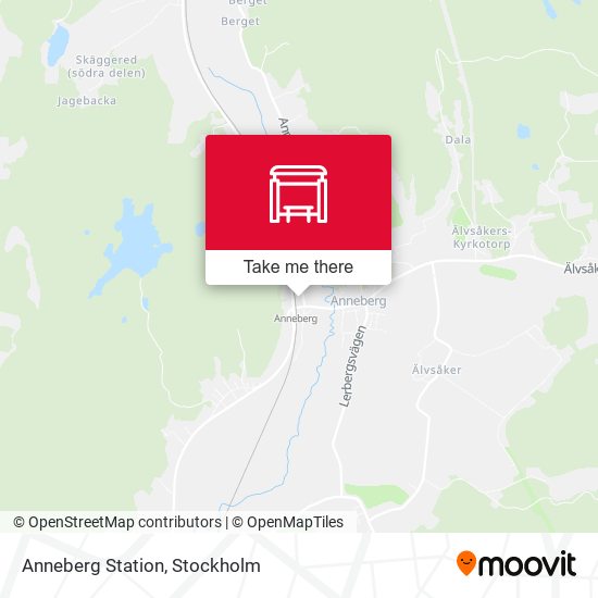 Anneberg Station map