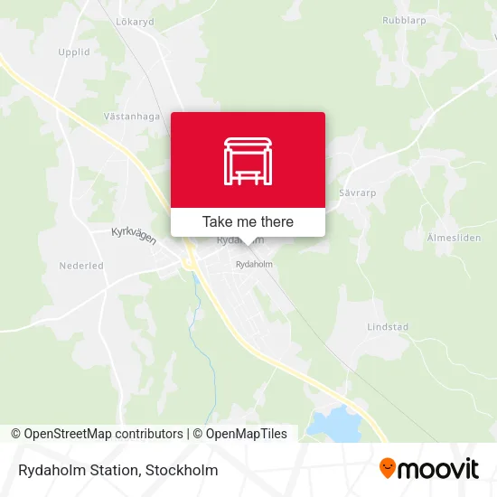 Rydaholm Station map