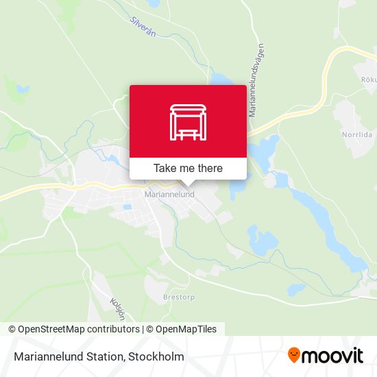 Mariannelund Station map