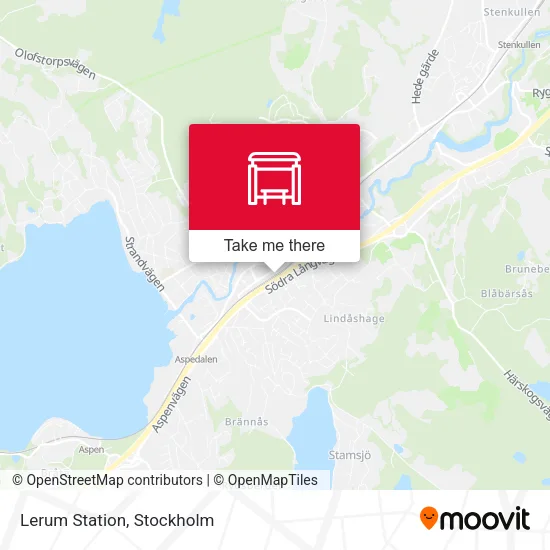 Lerum Station map