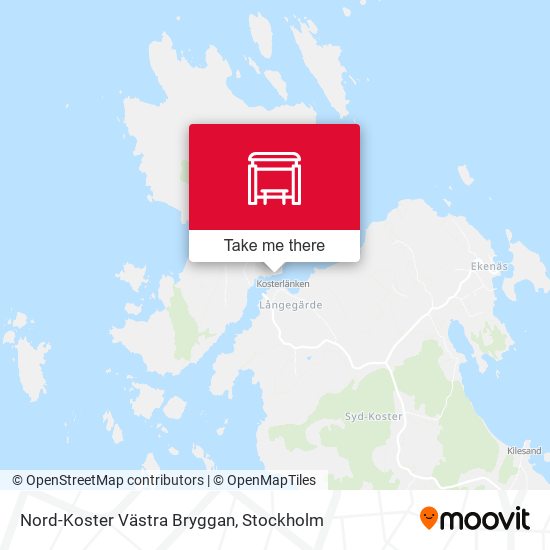 Nord-Koster Västra Bryggan map