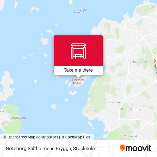 Göteborg Saltholmens Brygga map