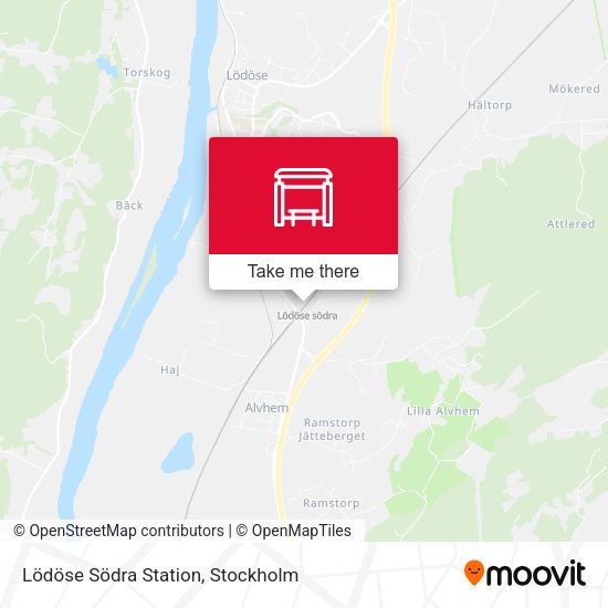 Lödöse Södra Station map