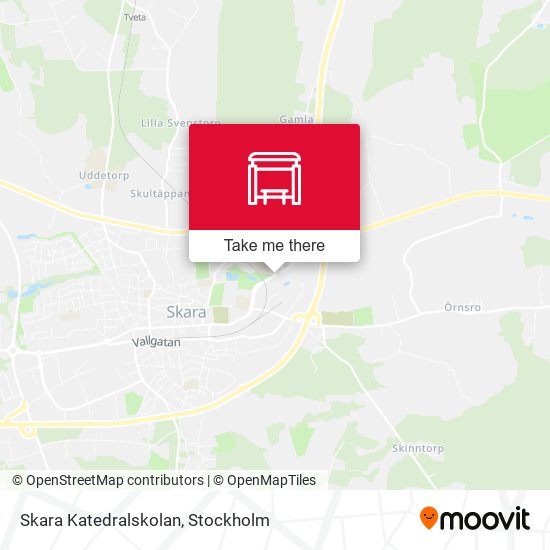 Skara Katedralskolan map