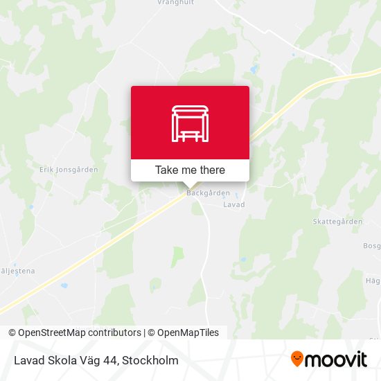 Lavad Skola Väg 44 map