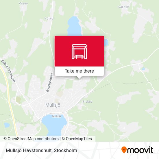Mullsjö Havstenshult map