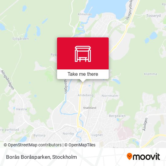 Borås Boråsparken map