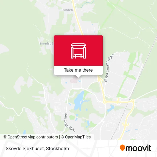 Skövde Sjukhuset map