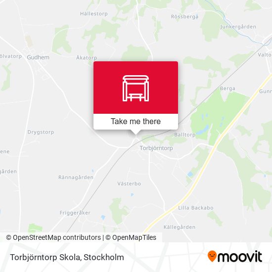 Torbjörntorp Skola map