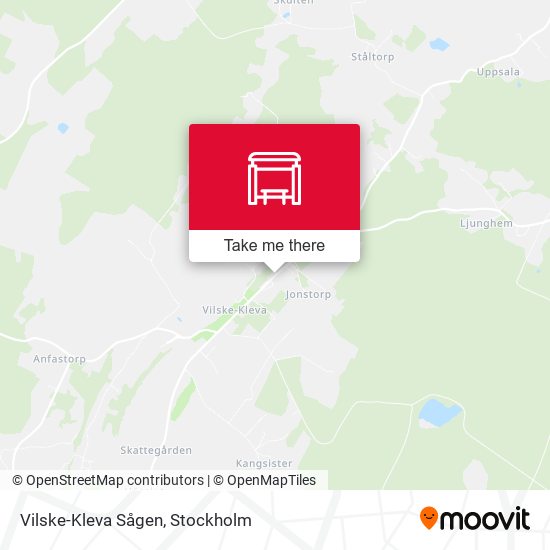 Vilske-Kleva Sågen map
