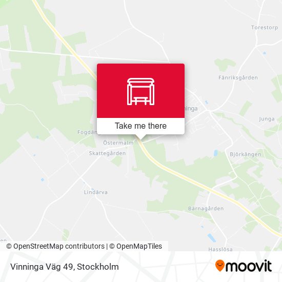 Vinninga Väg 49 map