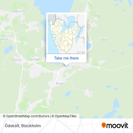 Ödskölt map