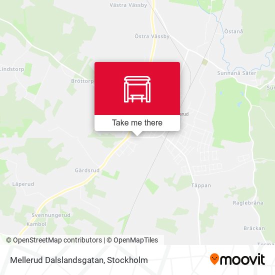 Mellerud Dalslandsgatan map