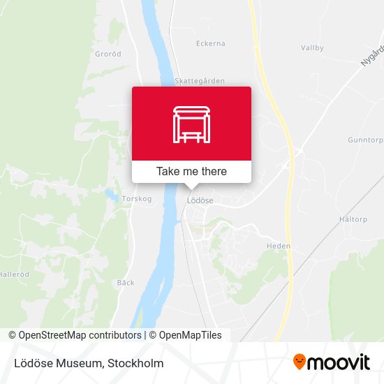Lödöse Museum map