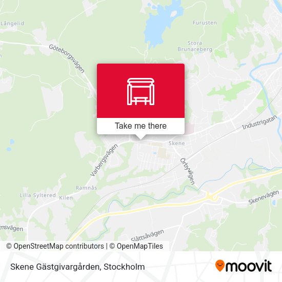 Skene Gästgivargården map