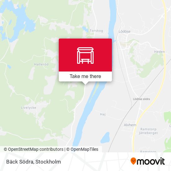 Bäck Södra map