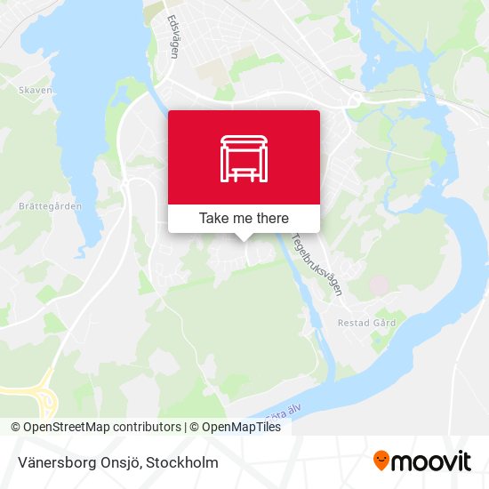Vänersborg Onsjö map