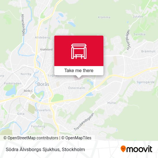 Södra Älvsborgs Sjukhus map