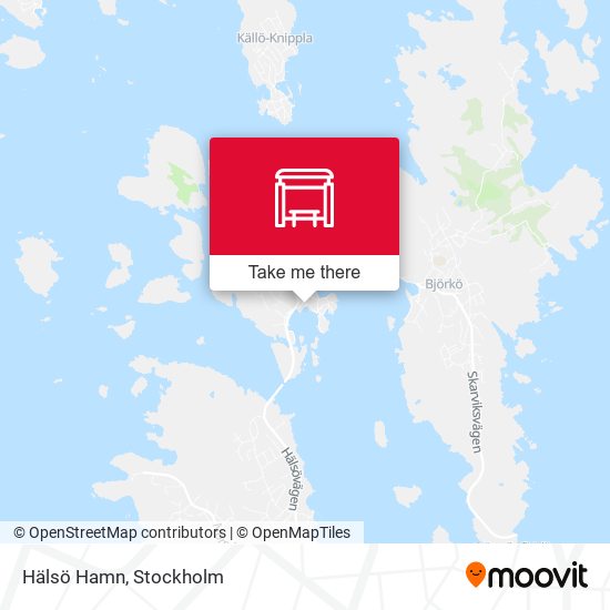 Hälsö Hamn map