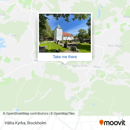 Hålta Kyrka map