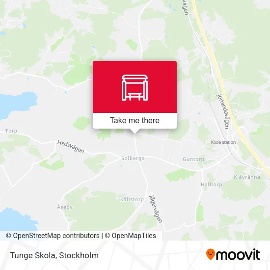 Tunge Skola map