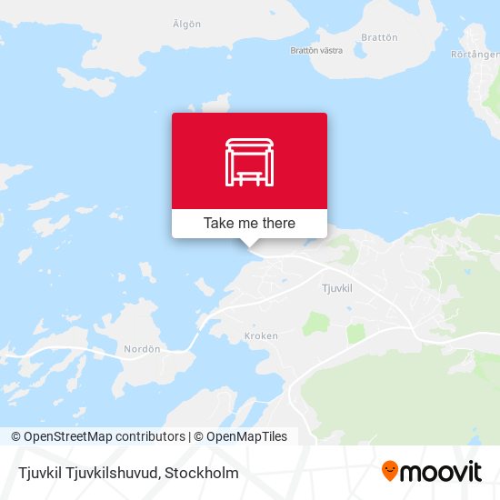 Tjuvkil Tjuvkilshuvud map