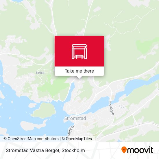 Strömstad Västra Berget map