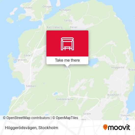 Höggerödsvägen map