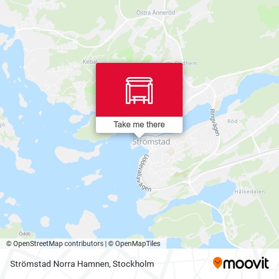 Strömstad Norra Hamnen map