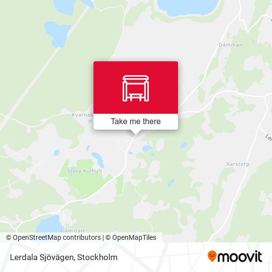 Lerdala Sjövägen map