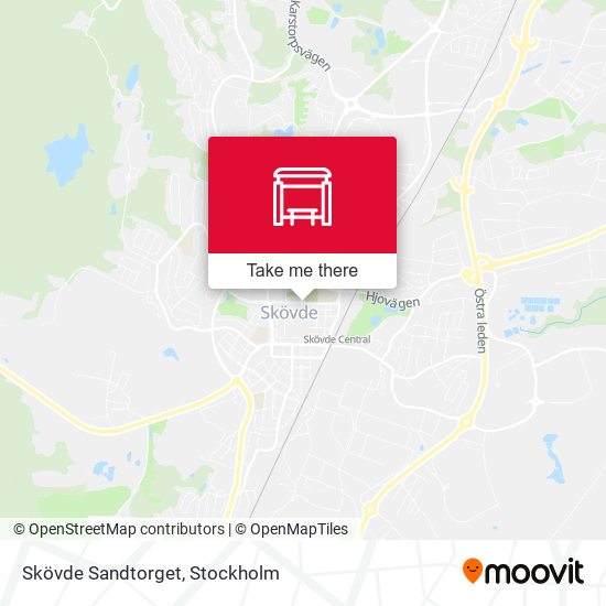 Skövde Sandtorget map
