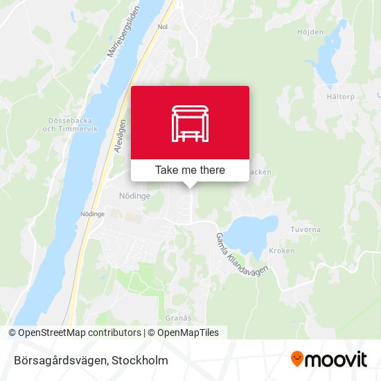 Börsagårdsvägen map