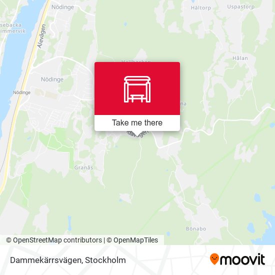 Dammekärrsvägen map