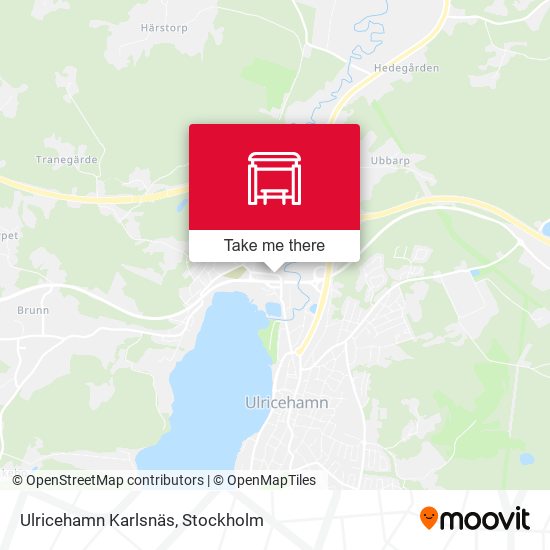 Ulricehamn Karlsnäs map