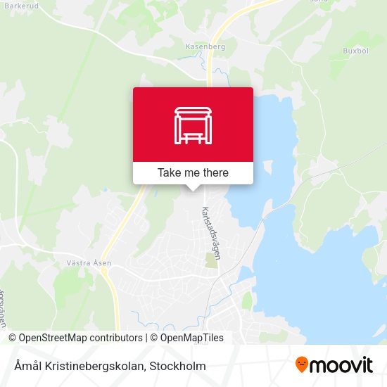 Åmål Kristinebergskolan map