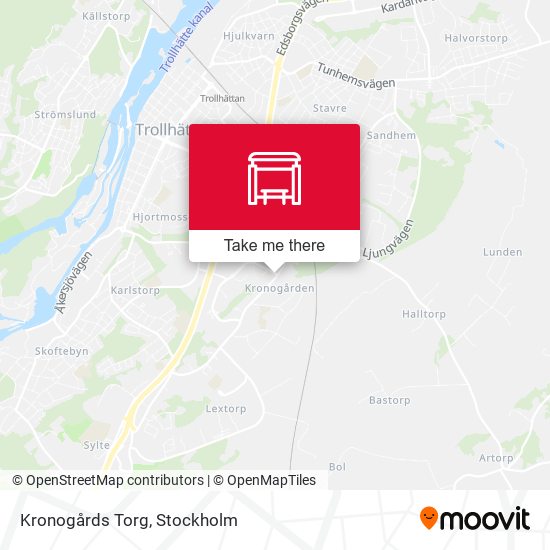 Kronogårds Torg map