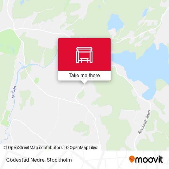 Gödestad Nedre map