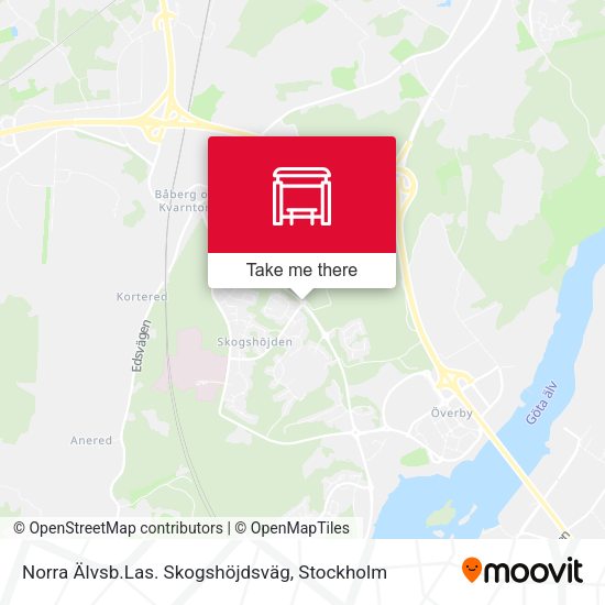 Norra Älvsb.Las. Skogshöjdsväg map